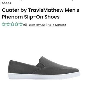 Cuator By Travis Mathew slip on shoes size 12 2 pairs navy and grey